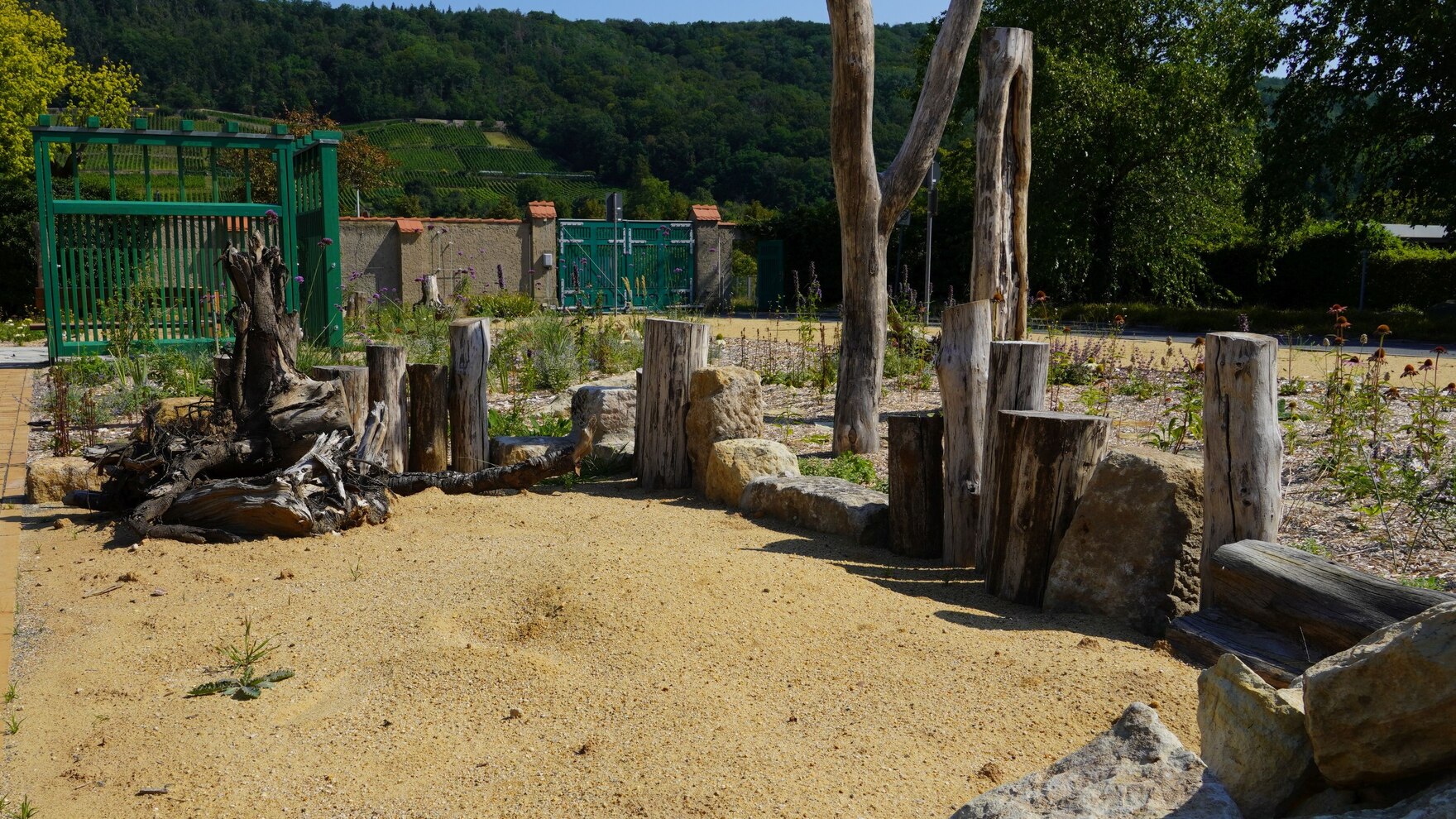 Bienengarten der Sächsischen Gartenakademie- Sandarium